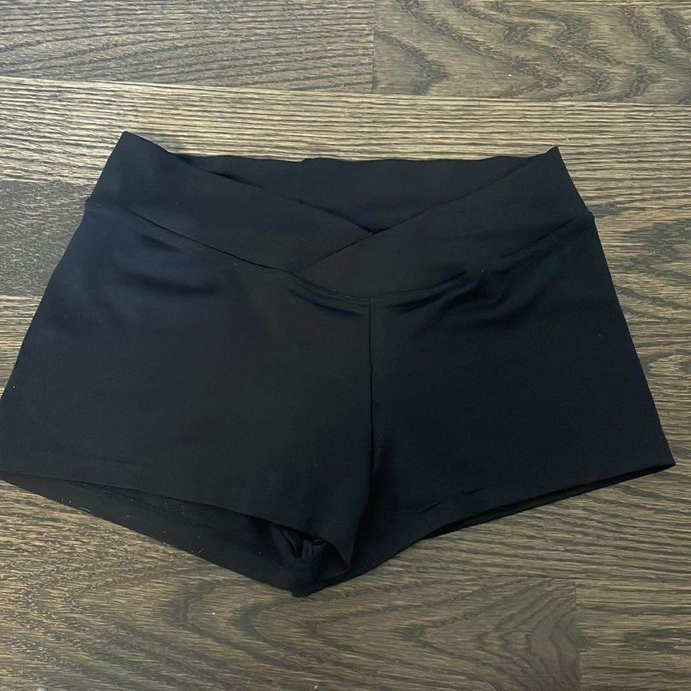 black jazz shorts